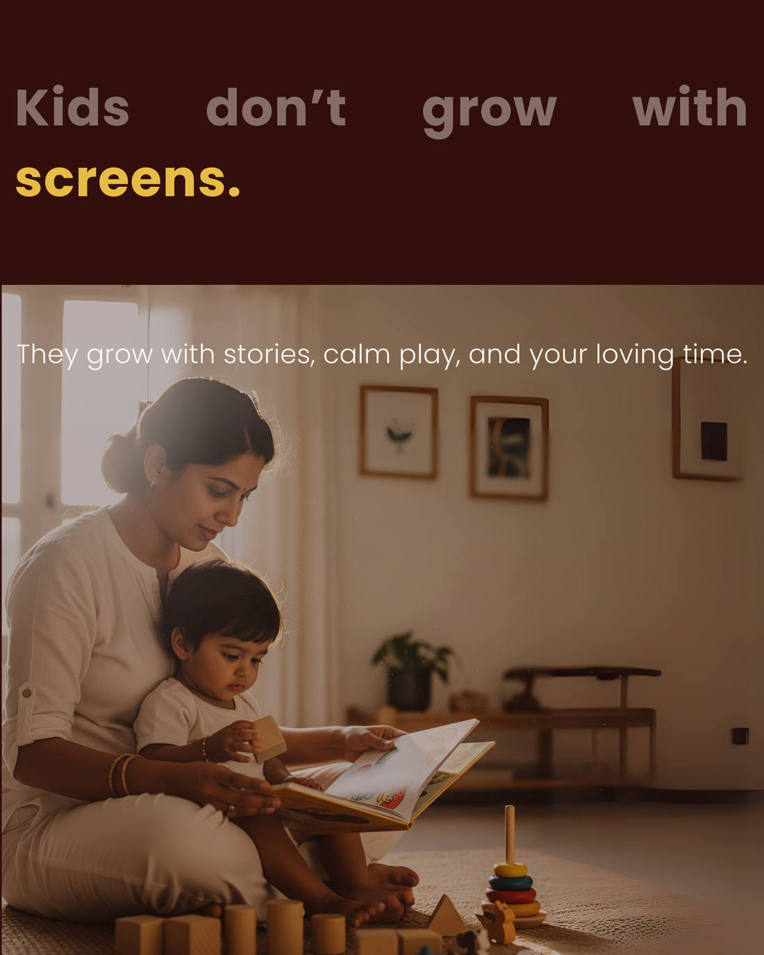 Montessori Meets Indian Wisdom: A Parenting Guide to Raising Focused, Rooted Kids