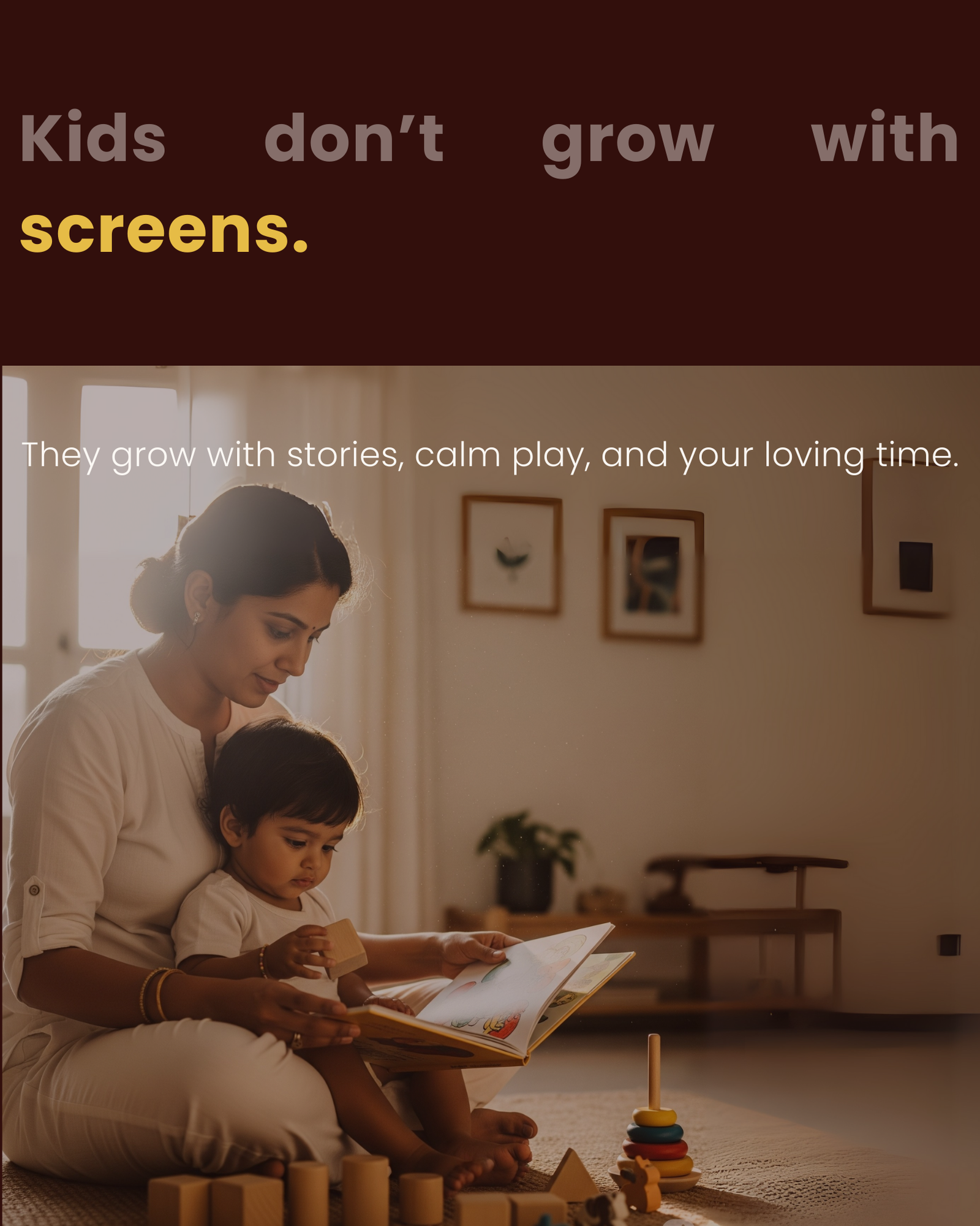 Montessori Meets Indian Wisdom: A Parenting Guide to Raising Focused, Rooted Kids