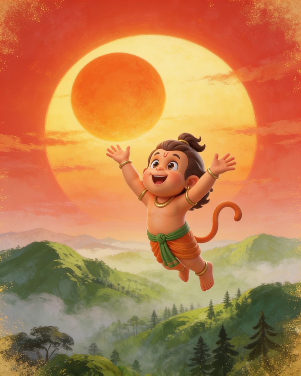 Why Do We Celebrate Hanuman Jayanti? The Leap at the Sun, the Forgotten Strength, and How to Explain It to Your Child