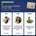 Doctors and teachers recommend VedaPlay: "The one I'd put in front of my own child." Dr. Nidhi Patel, with Dr. Brinda P, Nirmala K K and Dr. Trupti Dinkar-Talavdekar.