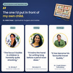 Doctors and teachers recommend VedaPlay: "The one I'd put in front of my own child." Dr. Nidhi Patel, with Dr. Brinda P, Nirmala K K and Dr. Trupti Dinkar-Talavdekar.