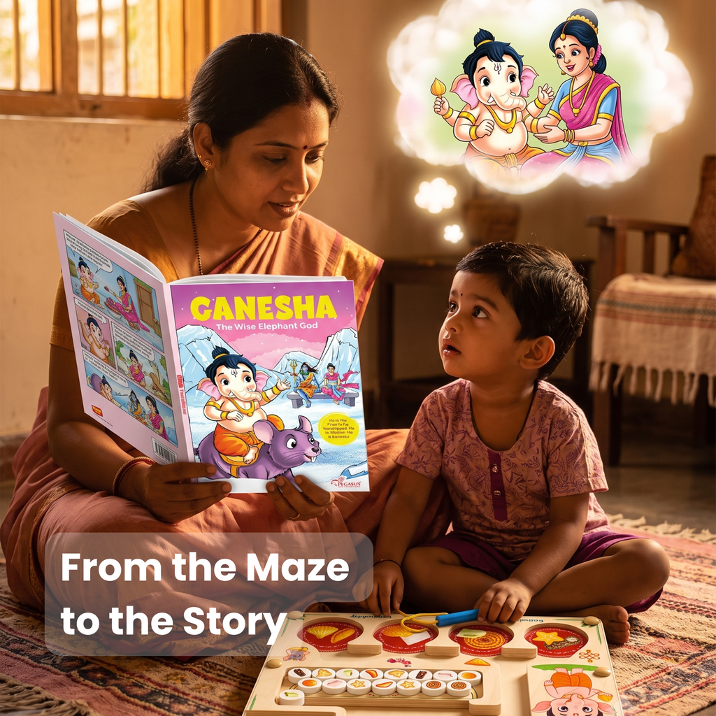 Ganesha Comic Book - The Wise Elephant God