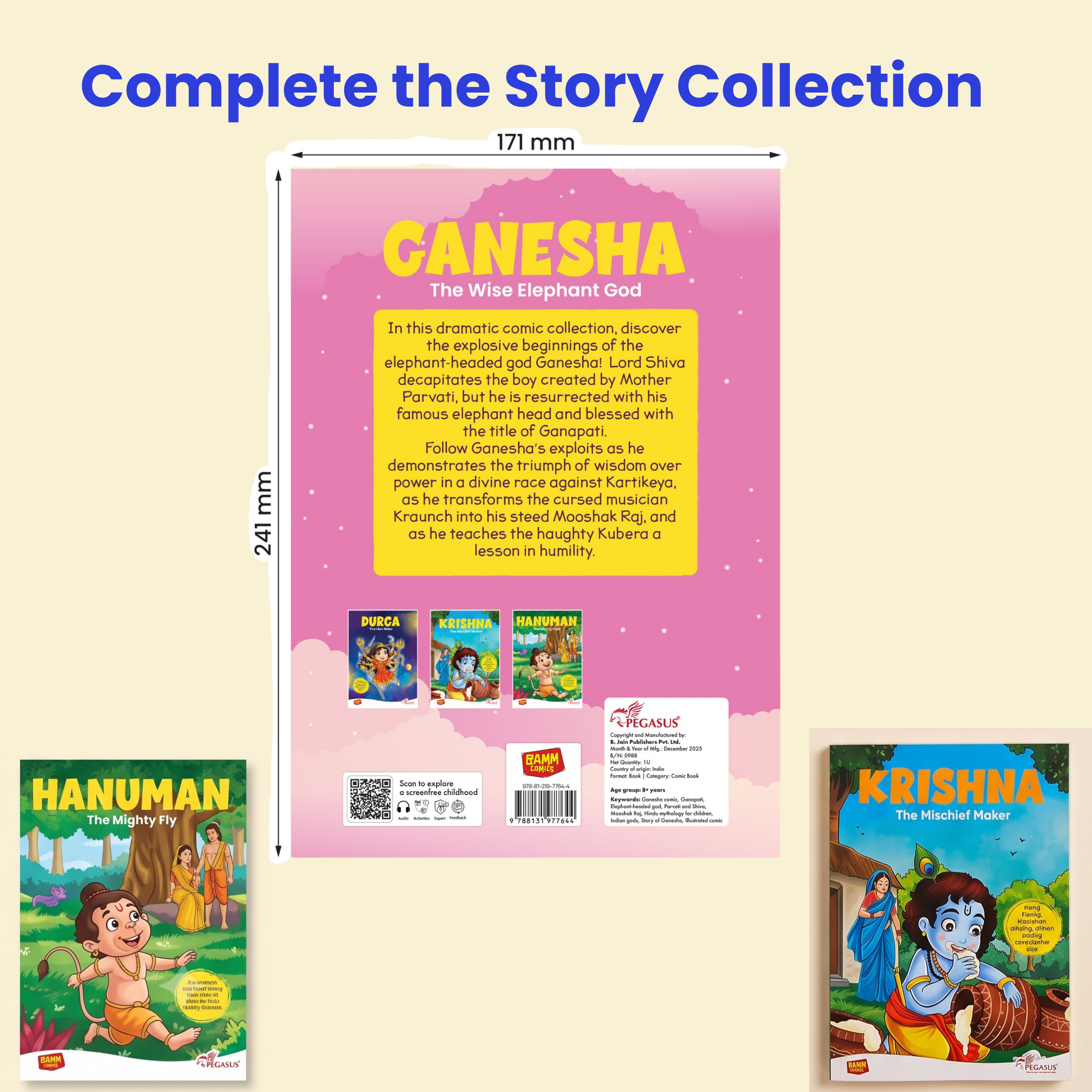 Ganesha Comic Book - The Wise Elephant God