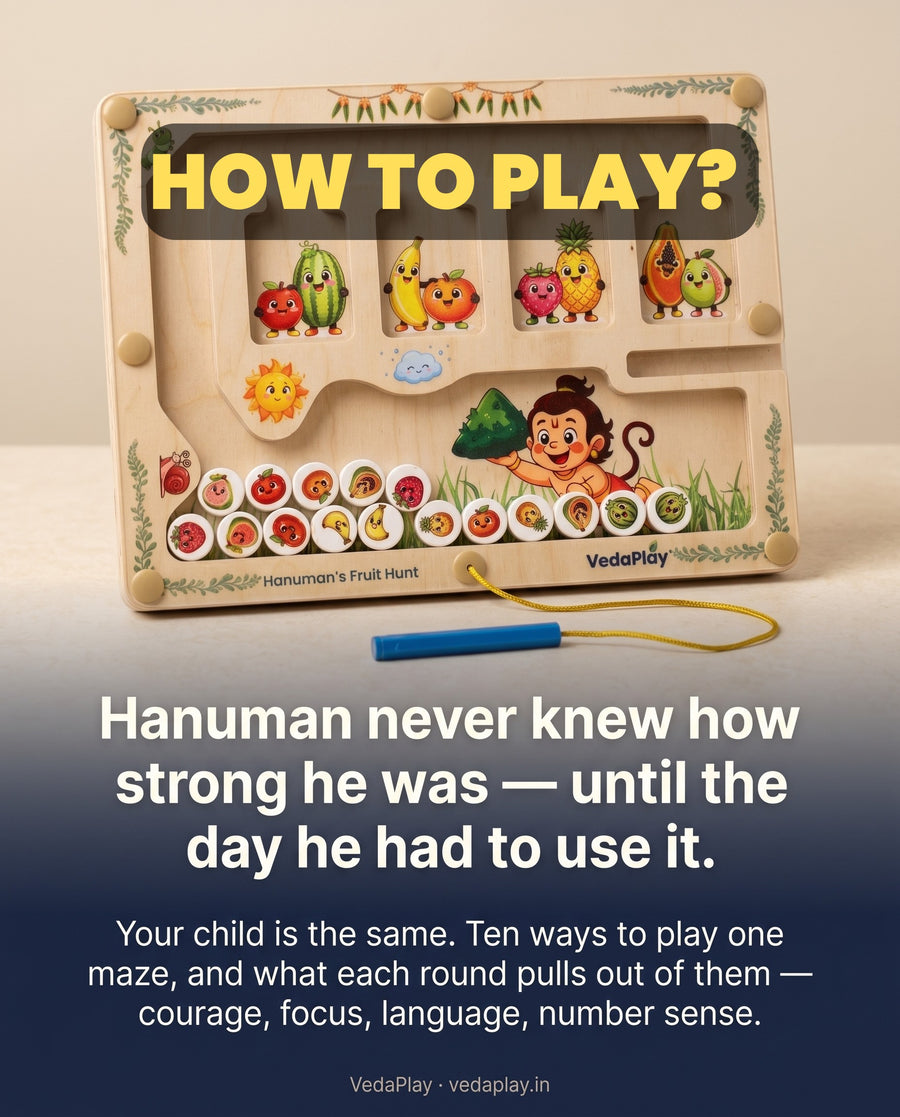 Hanuman's Fruit Hunt — how to play