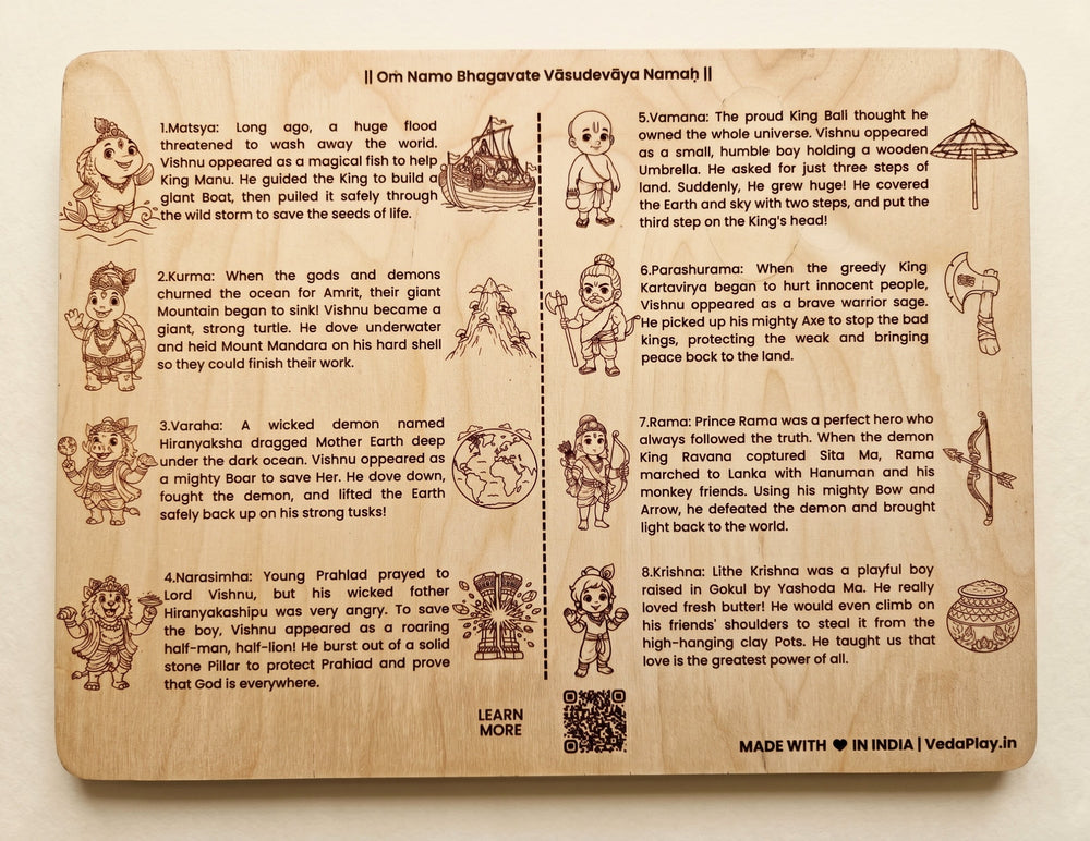Back of the maze with story and shloka