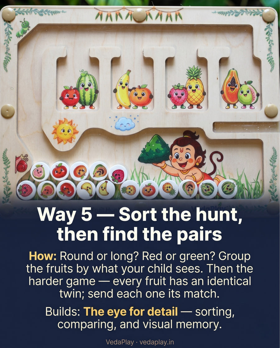 Hanuman's Fruit Hunt — how to play