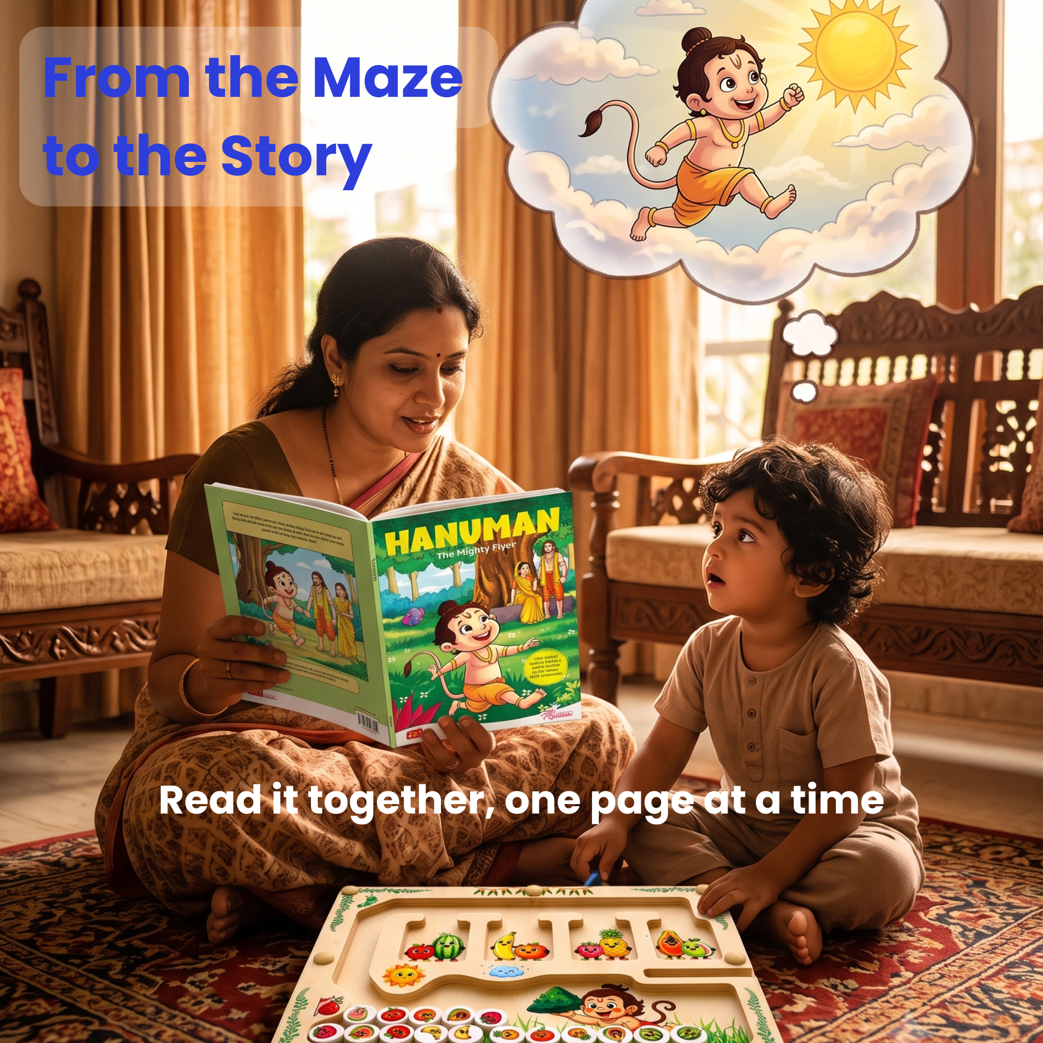 Hanuman Comic Book - The Mighty Flyer