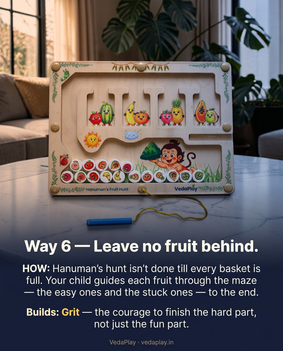 Hanuman's Fruit Hunt — how to play