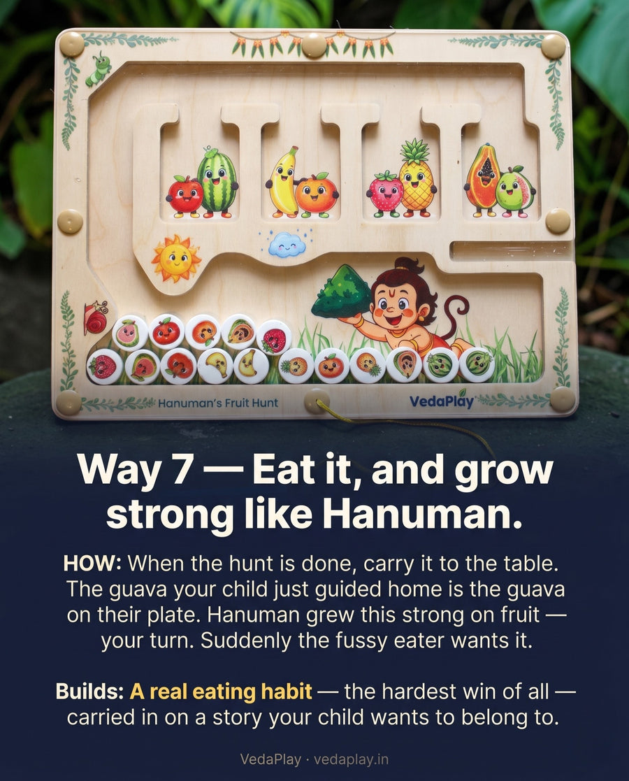 Hanuman's Fruit Hunt — how to play