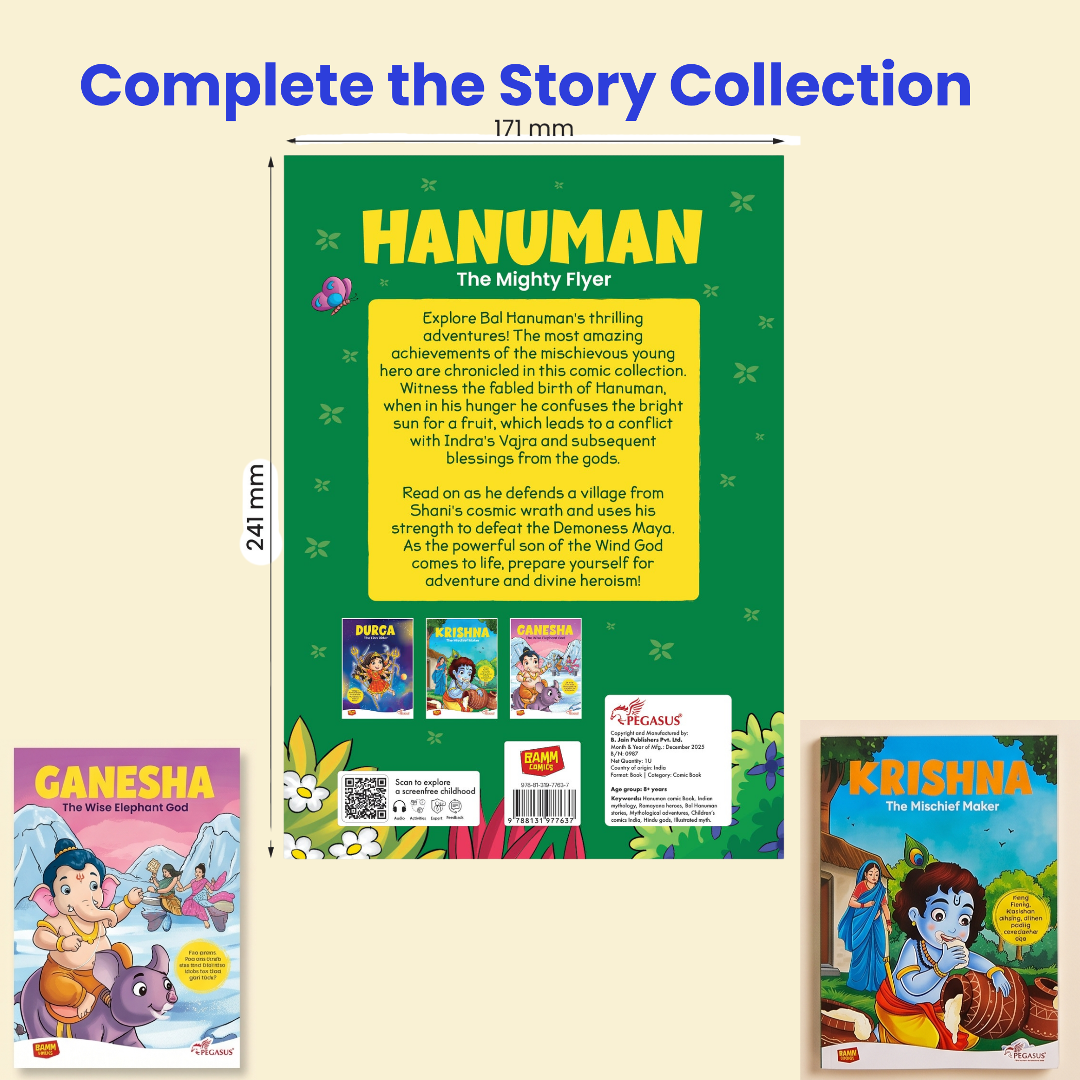 Hanuman Comic Book - The Mighty Flyer