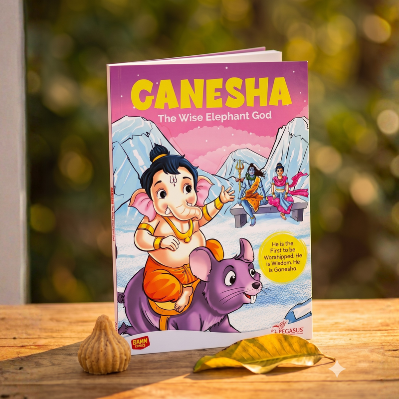 Ganesha Comic Book - The Wise Elephant God