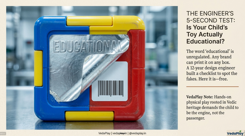 The word "educational" is unregulated. The markup is 60%. The 5-second engineer's test to spot a fake.