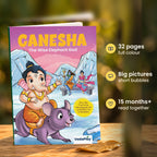 Ganesha comic book The Wise Elephant God, 32 full-colour pages, for 15 months and up