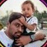 Manjunath with his daughter